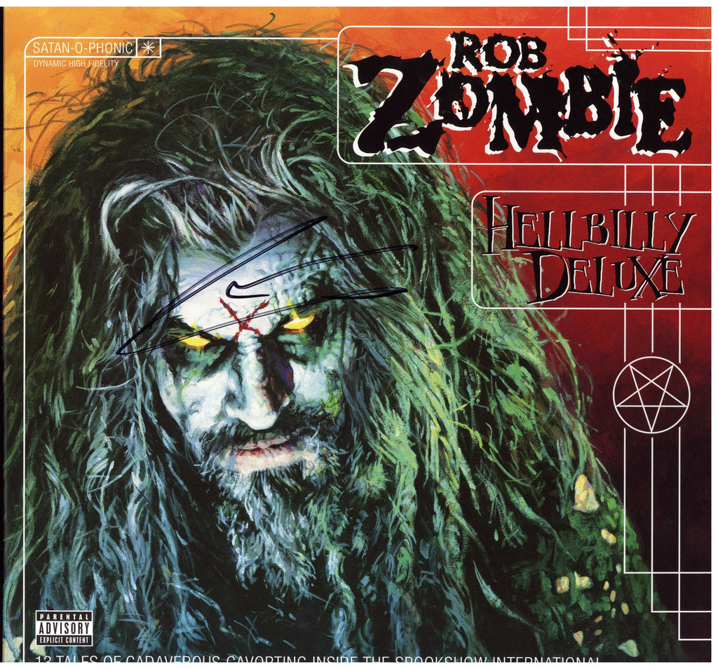 Rob Zombie Signed Hellbilly Deluxe Album Vinyl Autographed JSA COA