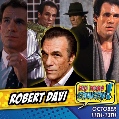 Robert Davi Official Autograph Mail-In Service - Big Texas Comicon 2024