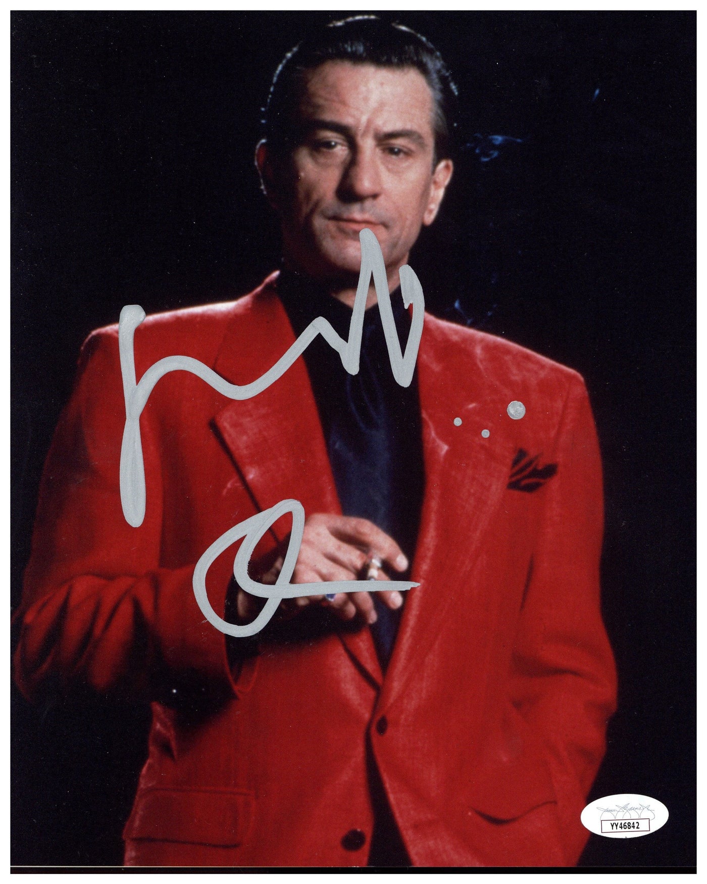 Robert De Niro Signed 8x10 Photo Casino Autographed JSA LETTER COA