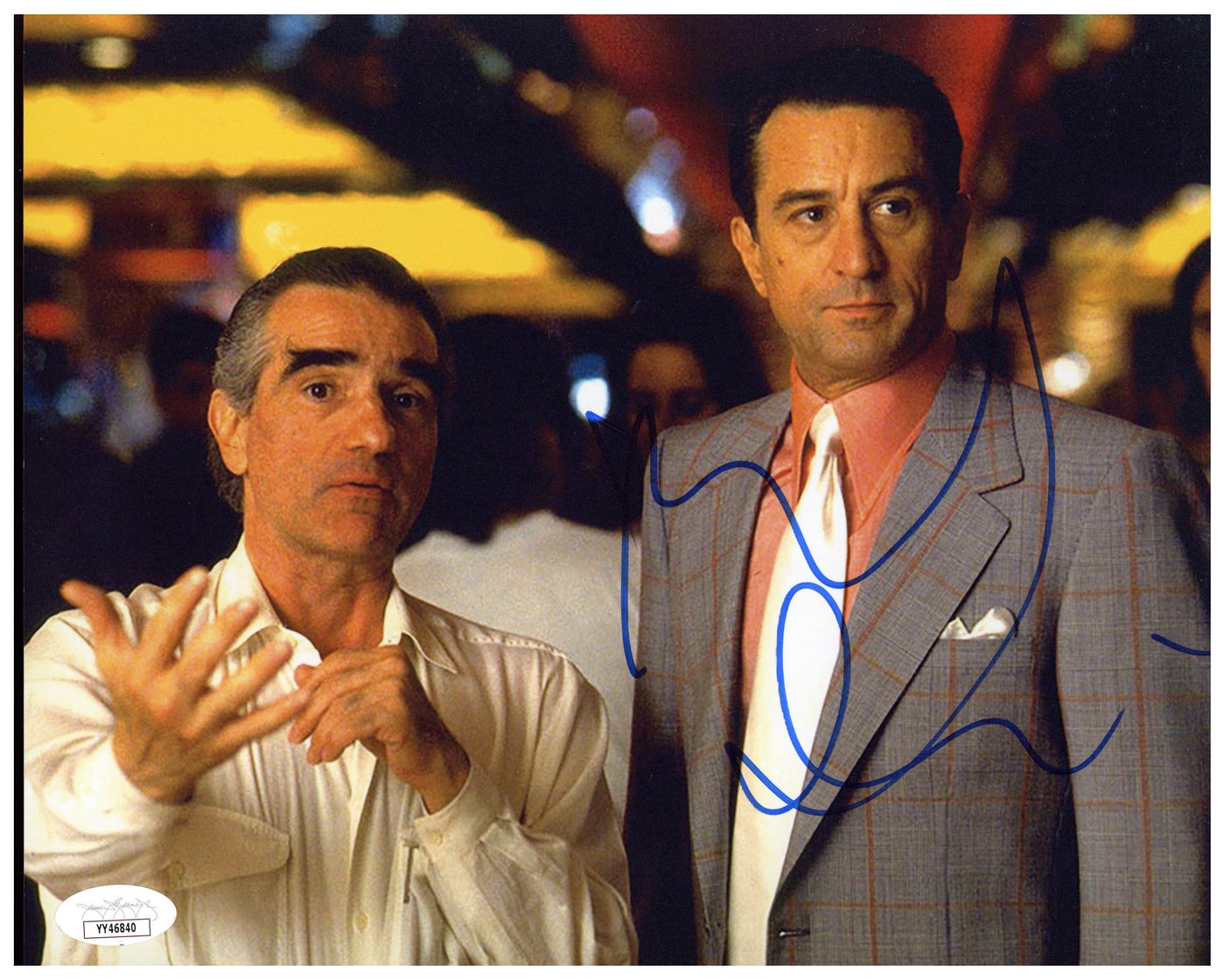 Robert De Niro Signed 8x10 Photo Casino Movie Autographed JSA LETTER COA