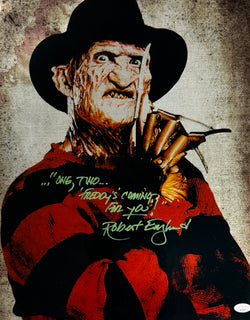 Image of Robert Englund Signed 16x20 Freddy Krueger A Nightmare on Elm Street Photo Autographed JSA COA 2