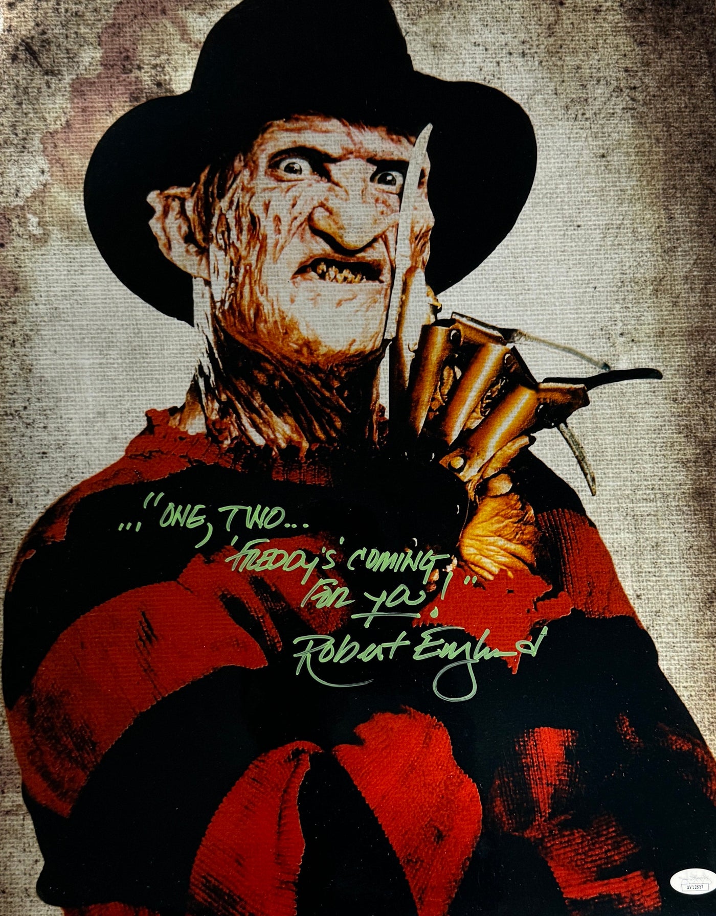 Robert Englund Signed 16x20 Freddy Krueger A Nightmare on Elm Street Photo Autographed JSA COA 2