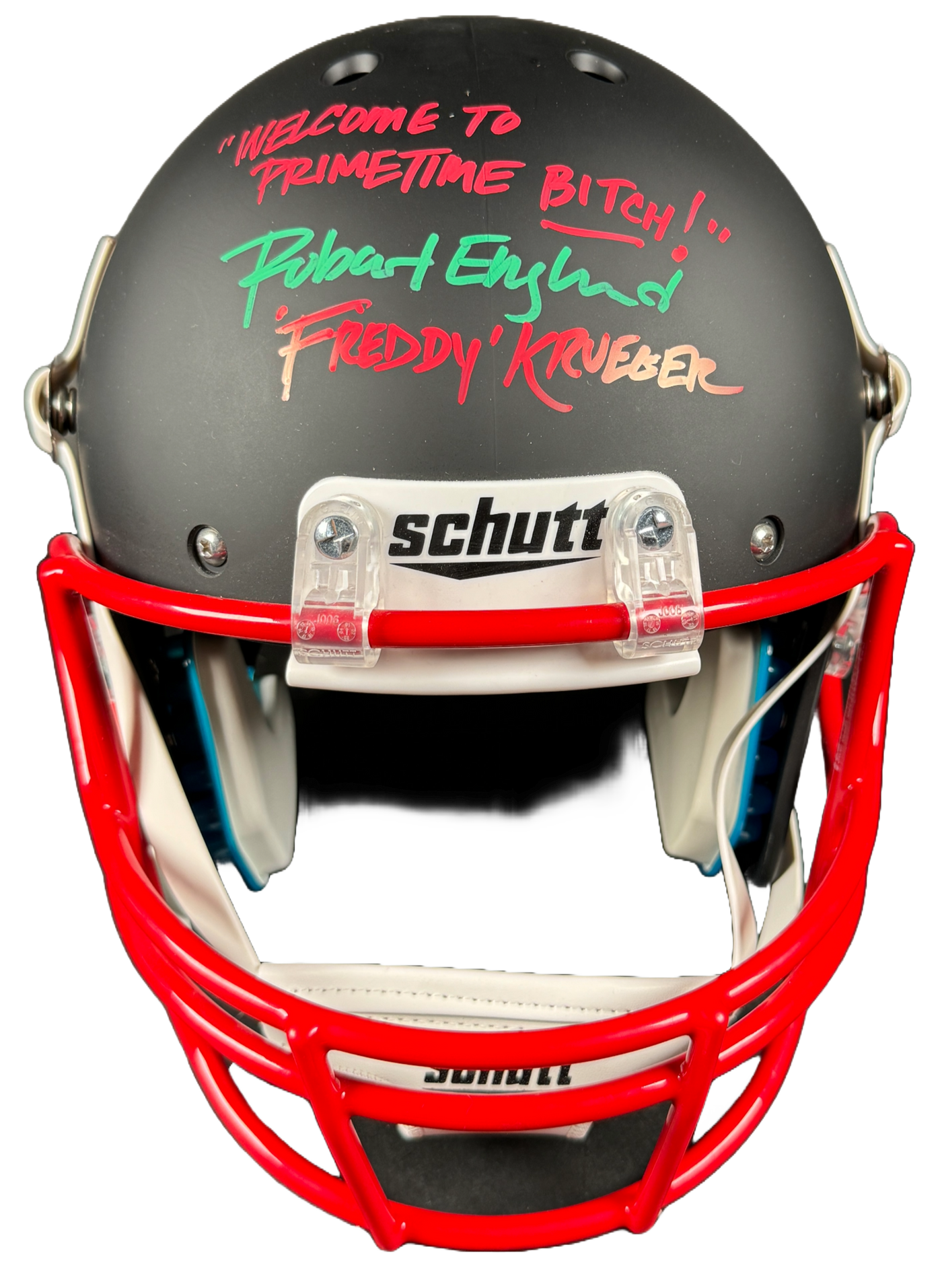 Robert Englund Signed Custom Freddy Krueger Full Size Helmet A Nightmare on Elm Street Autographed JSA COA