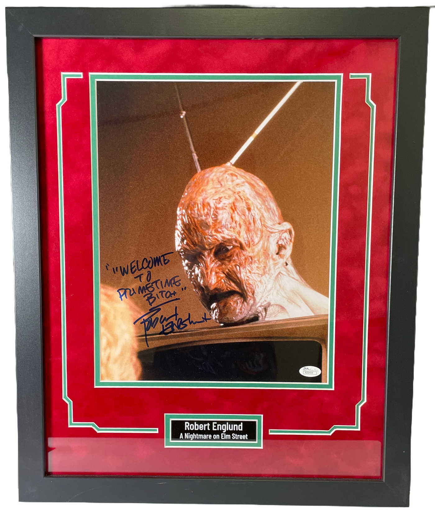 Robert Englund Signed Framed 11x14 Freddy Krueger A Nightmare on Elm Street JSA