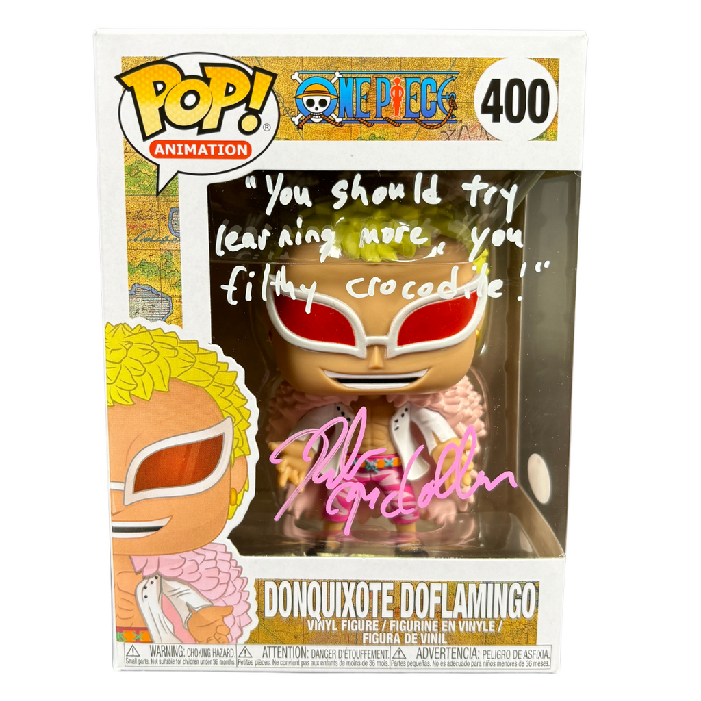 One piece store Crocodile Autographed Funko Pop