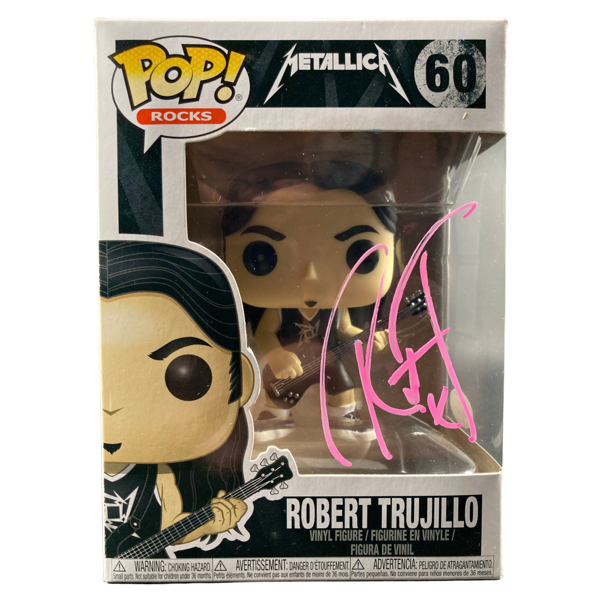Robert Trujillo Signed Funko POP Metallica #60 Authentic Autographed JSA COA