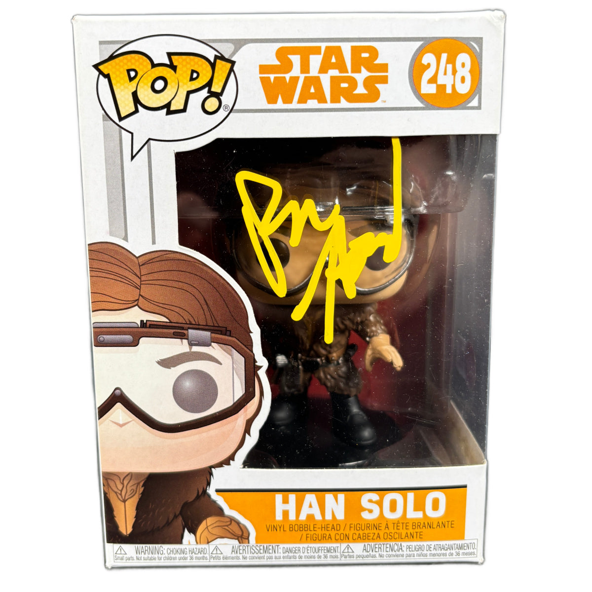 Ron Howard Signed Funko POP Star Wars Han Solo Autographed BAS COA