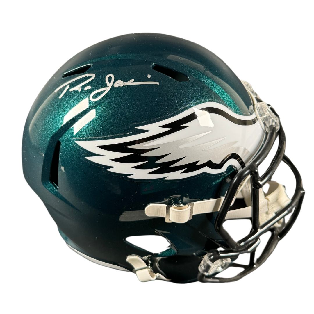 Ron Jaworski Autographed Philadelphia Eagles F/S Speed Helmet Signed Beckett COA