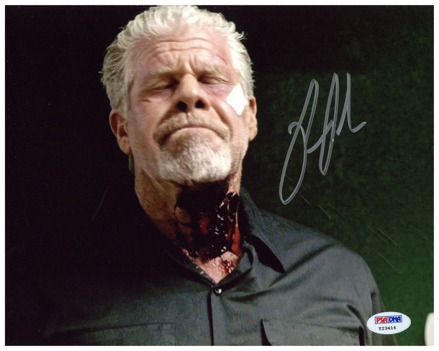 Ron Perlman Signed 8x10 Photo SOA Authentic Autographed PSA COA