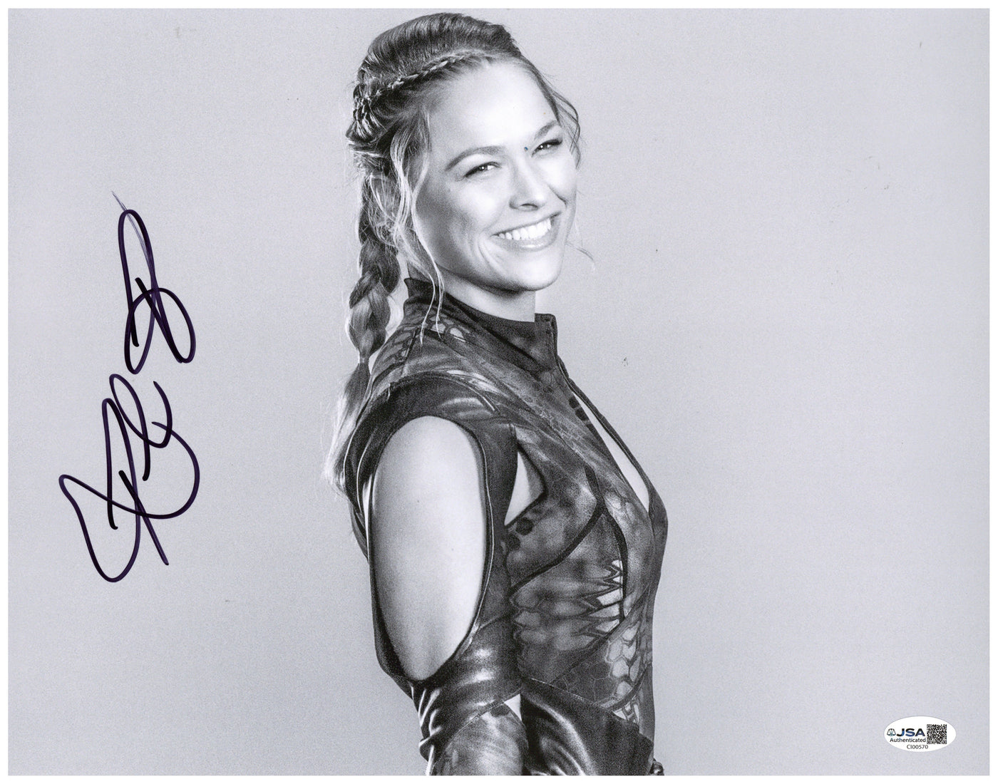 Ronda Rousey Signed 11x14 Photo Authentic Autographed JSA COA