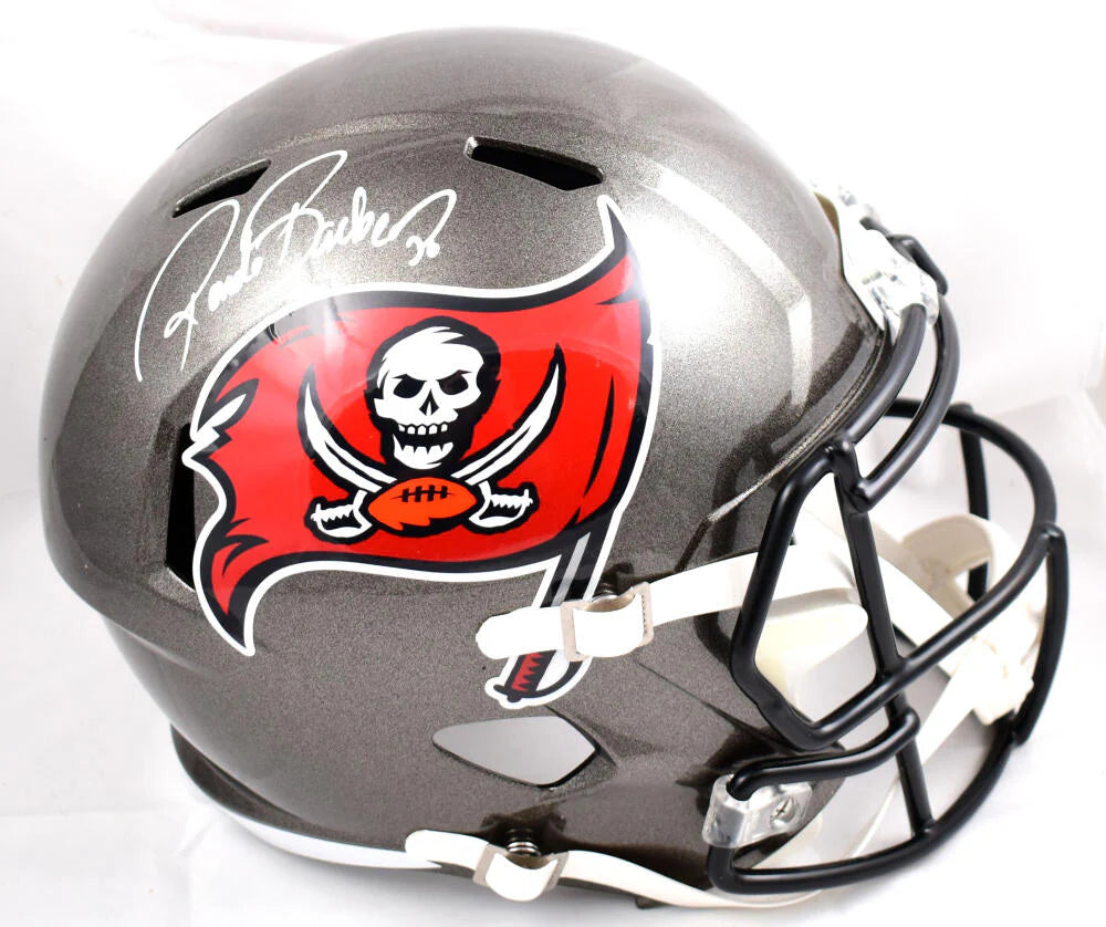 Ronde Barber Signed Tampa Bay Buccaneers F/S Speed Helmet Autographed BAS COA