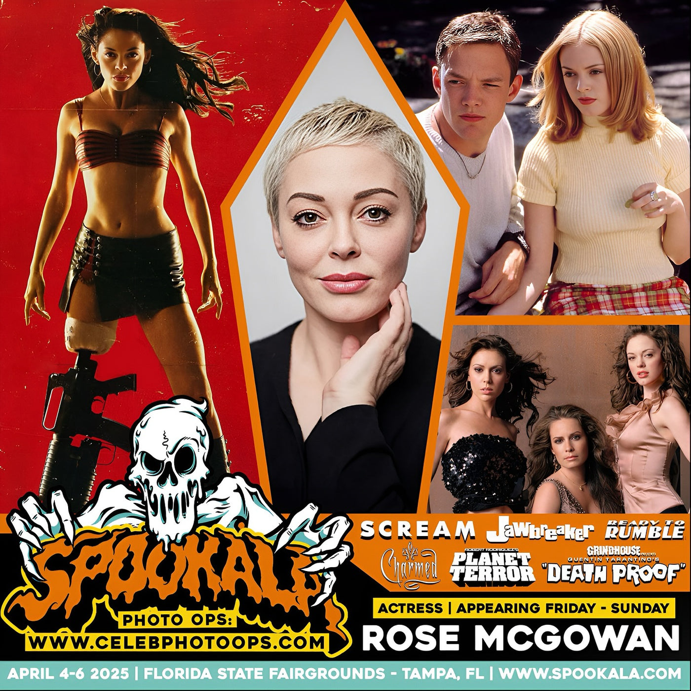 Rose McGowan Official Autograph Mail-In Service - Spookala 2025