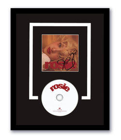 Image of Rosé Signed 11X14 Framed CD Rosie Blackpink Autographed ACOA