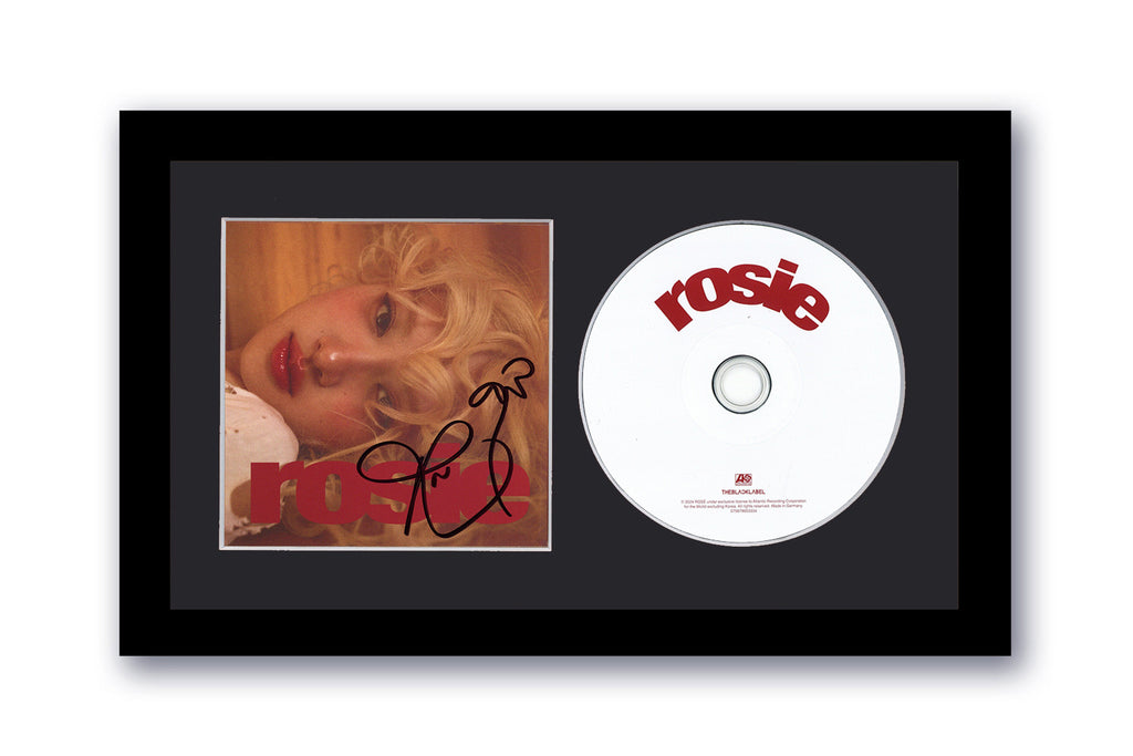 Rosé Signed Framed CD Rosie Blackpink Autographed ACOA #2 – Zobie