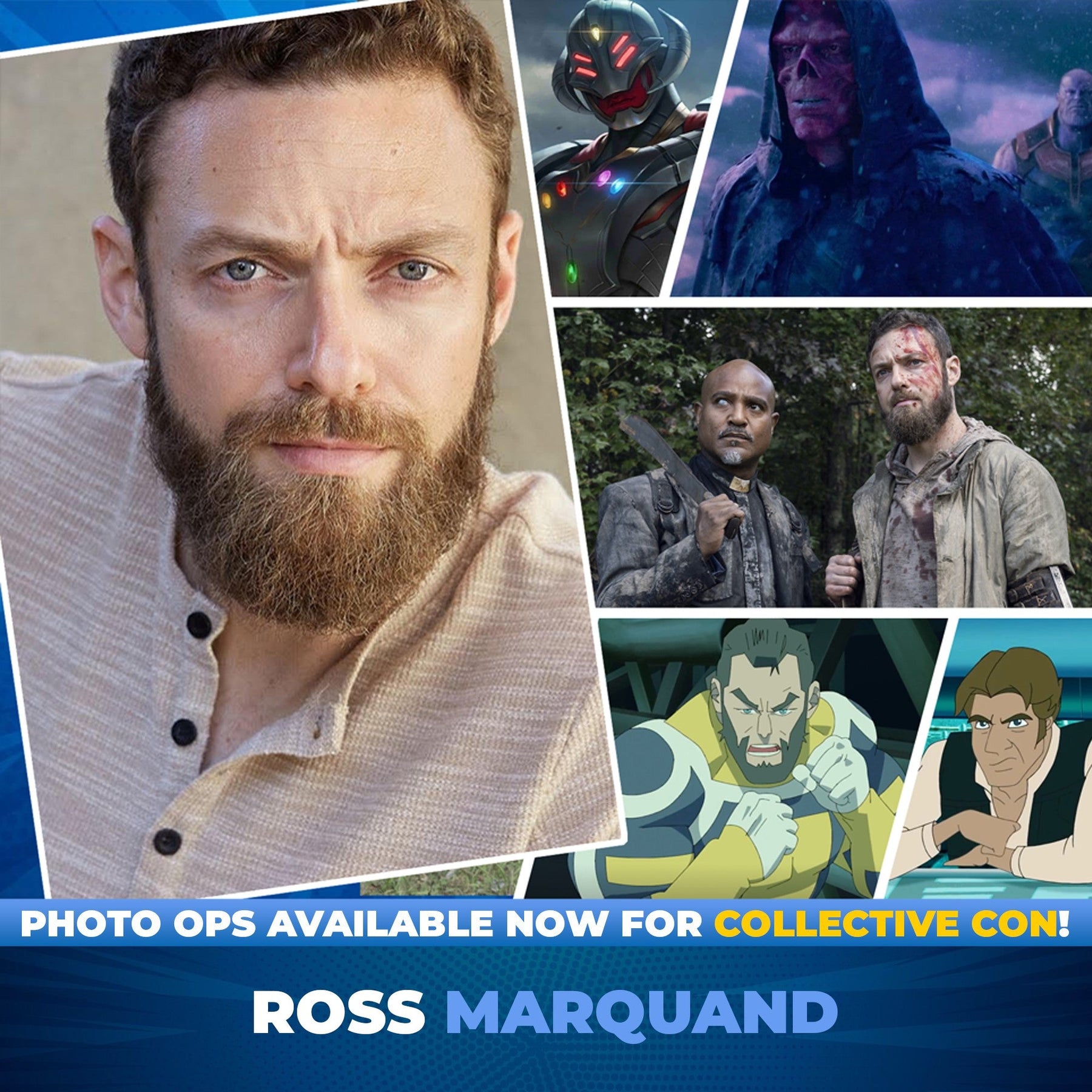 Ross Marquand Official Autograph MailIn Service Collective Con 2024