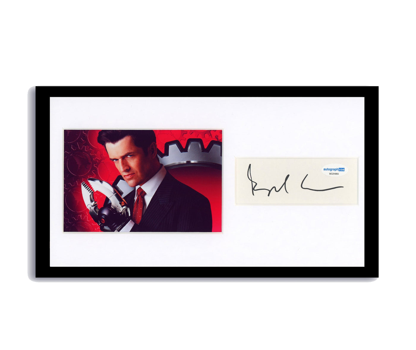 Rupert Everett Signed Cut 7x12 Framed Inspector Gadget Autographed ACOA