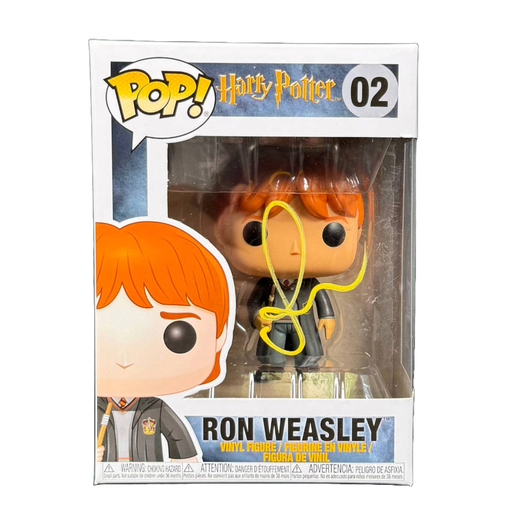 Rupert Grint Signed Funko POP Harry Potter Ron Weasley Autographed BAS COA