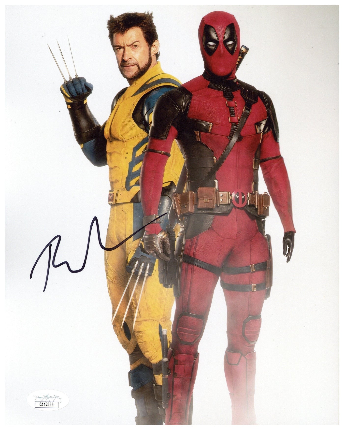 Ryan Reynolds Signed 8x10 Photo Deadpool Wade Wilson Autographed JSA COA #4