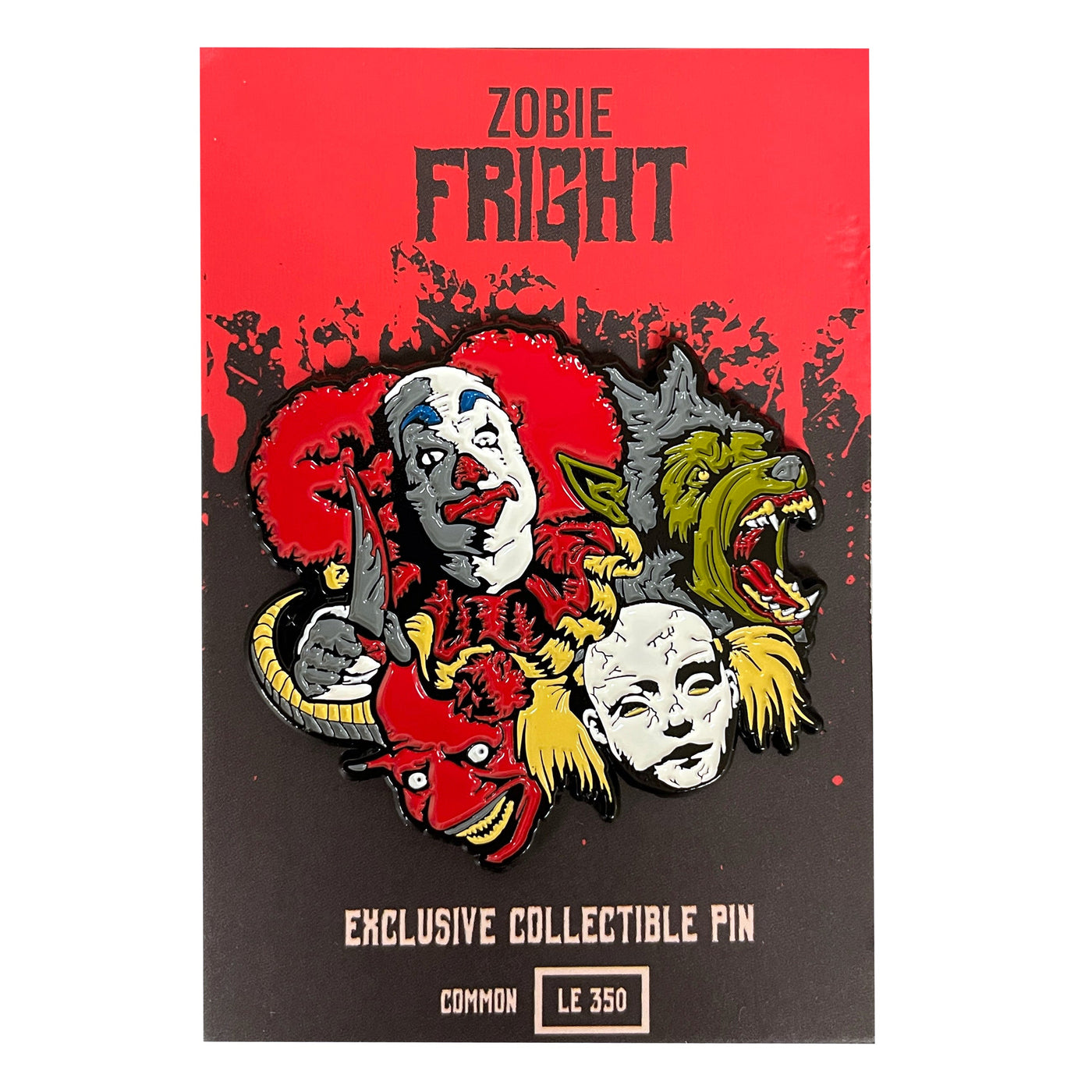 Zobie Fright Exclusive 2" Enamel Pin - Cabin in the Woods "Common"