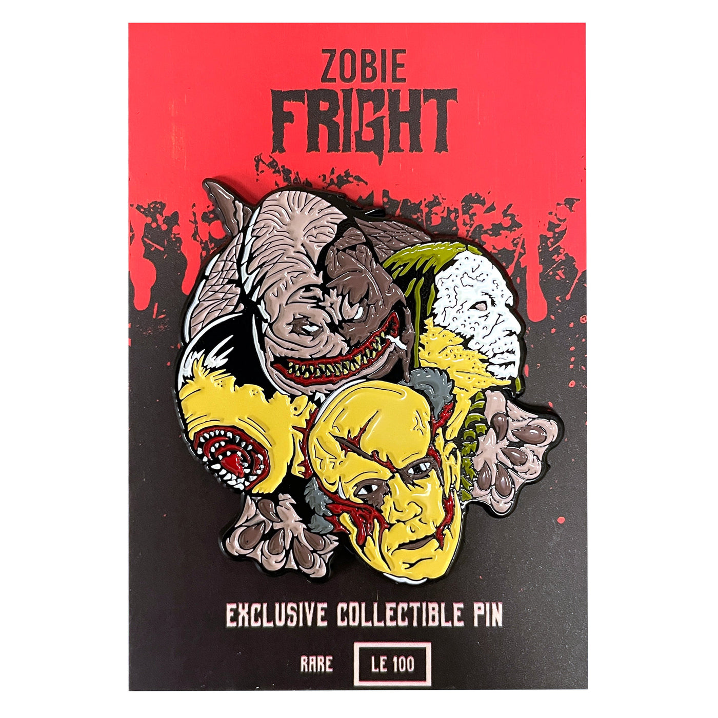 Zobie Fright Exclusive 2" Enamel Pin - Cabin in the Woods "Rare"