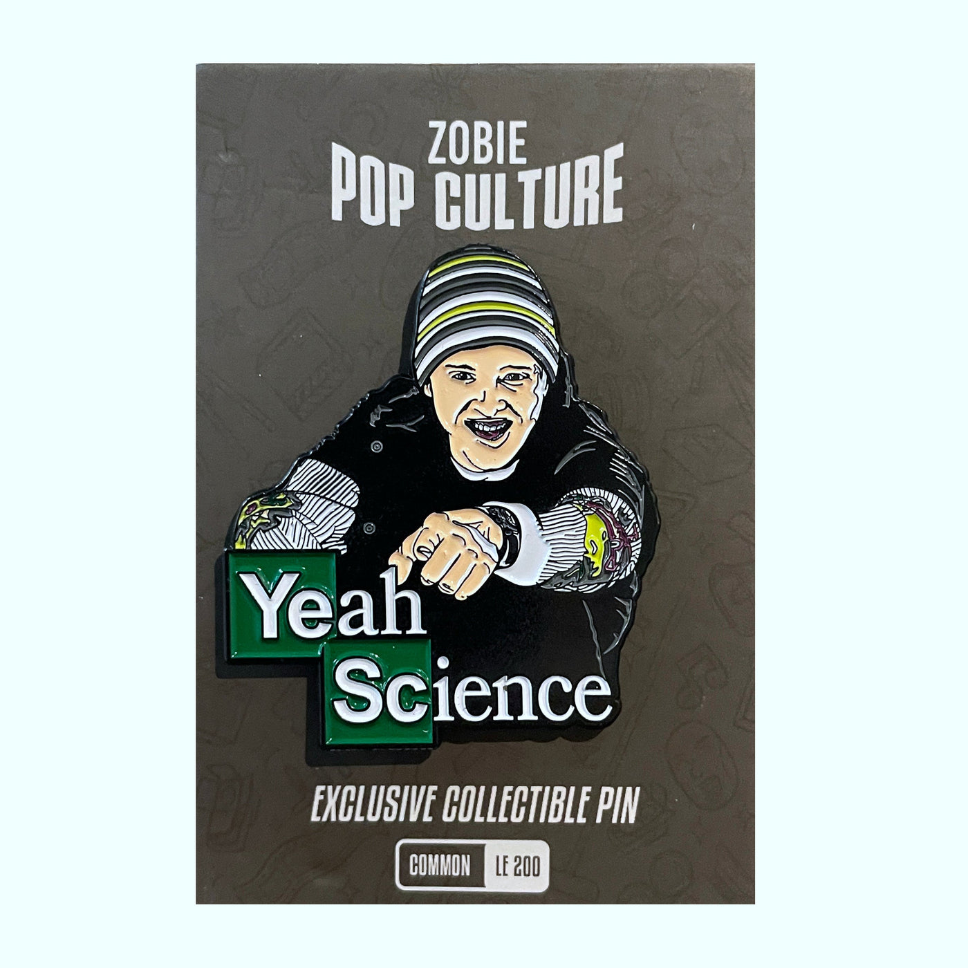 Zobie Pop Culture Exclusive 2" Enamel Pin - Breaking Bad "Yeah Science"