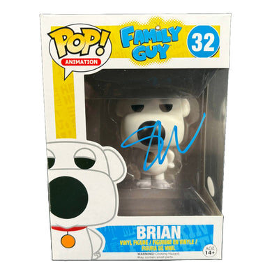 SETH MACFARLANE SIGNED FUNKO POP FAMILY GUY BRIAN AUTOGRAPH JSA COA 2