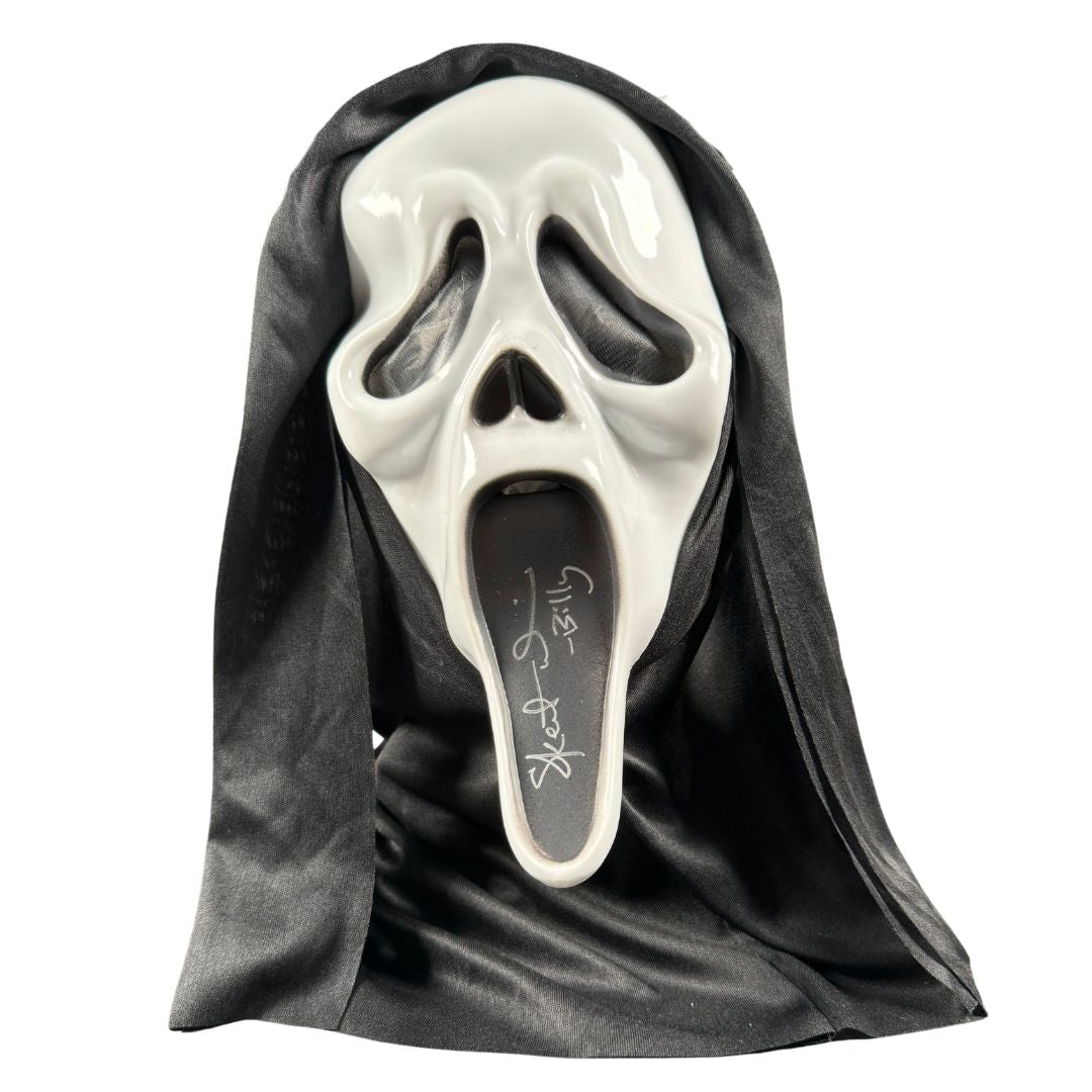 Skeet Ulrich Signed Scream Ghostface Mask Autographed Jsa Coa – Zobie 