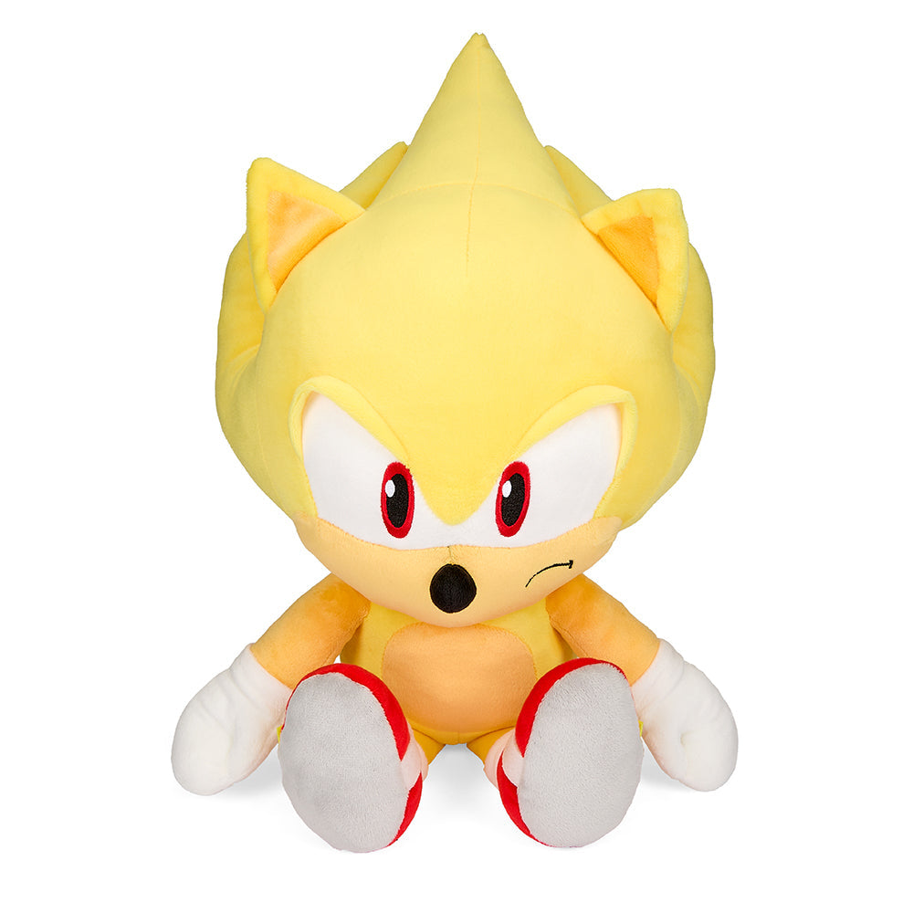 SONIC THE HEDGEHOG 16 IN HUGME PLUSH WITH SHAKE ACTION-SUPER SONIC