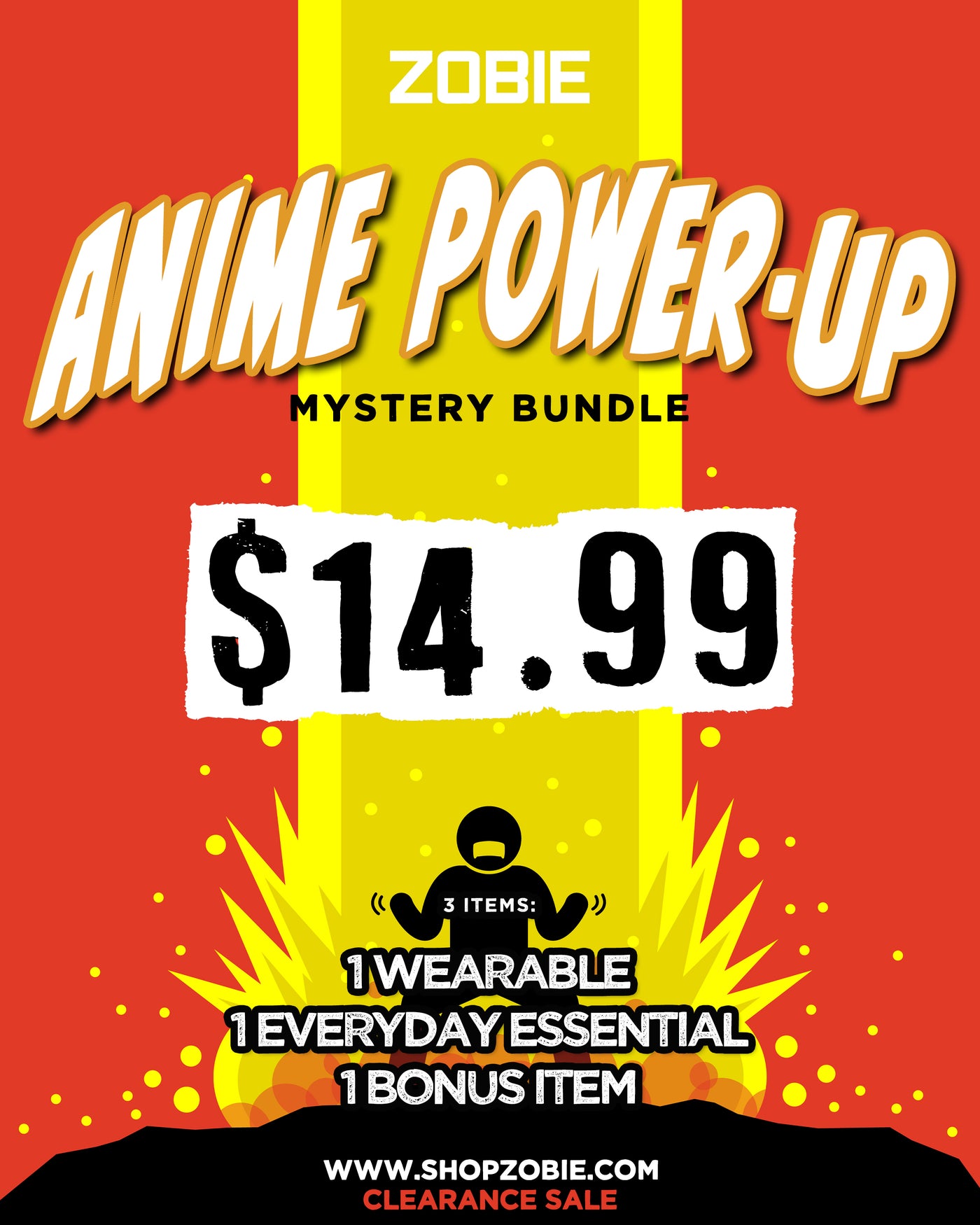 SPECIAL $14.99 Anime Power-Up Mystery Bundle
