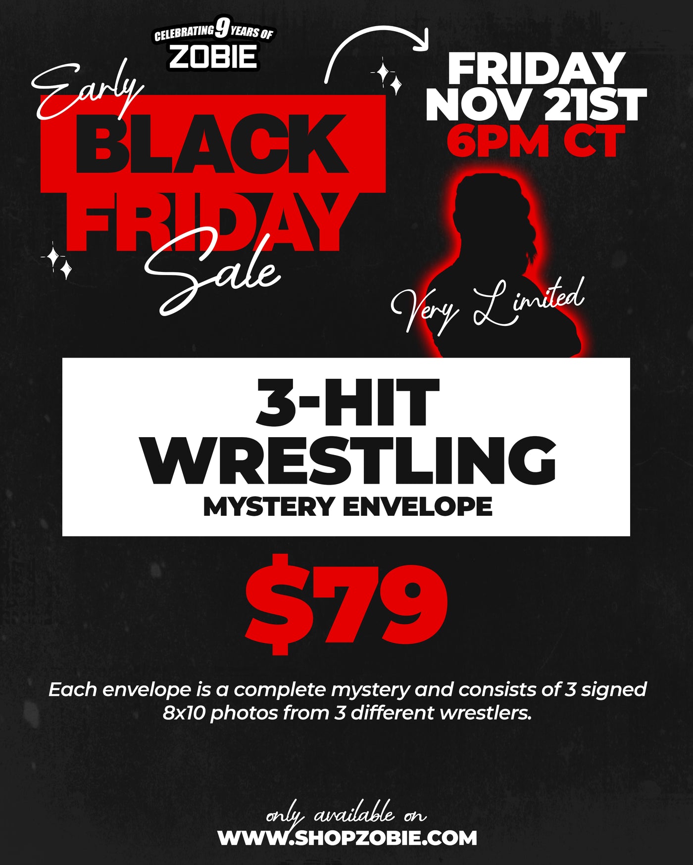 SPECIAL 3-Hit Wrestling - Mystery Envelope - Black Friday 2025