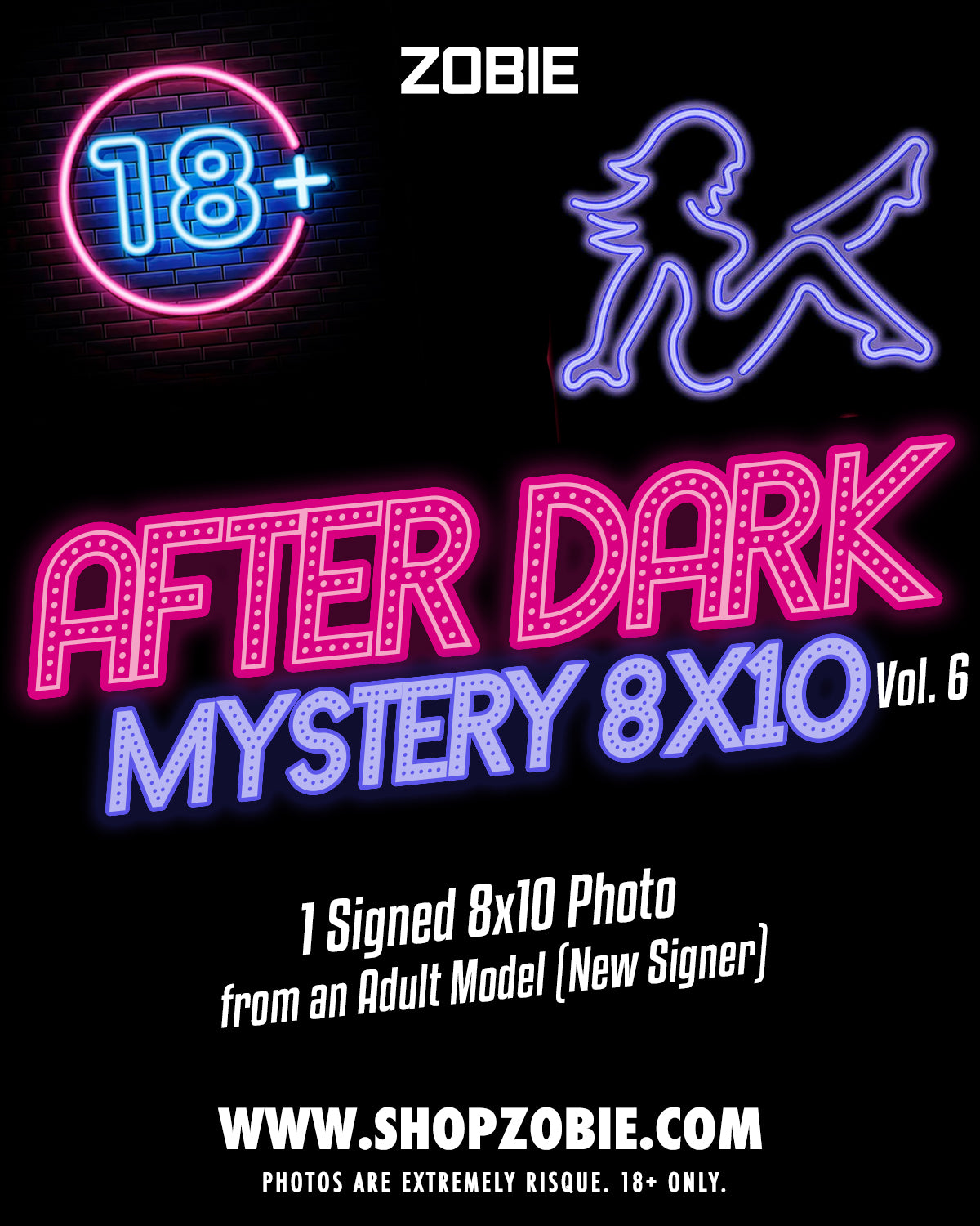 SPECIAL After Dark Mystery 8x10 Photo (Vol. 6) - 1 Signed Photo