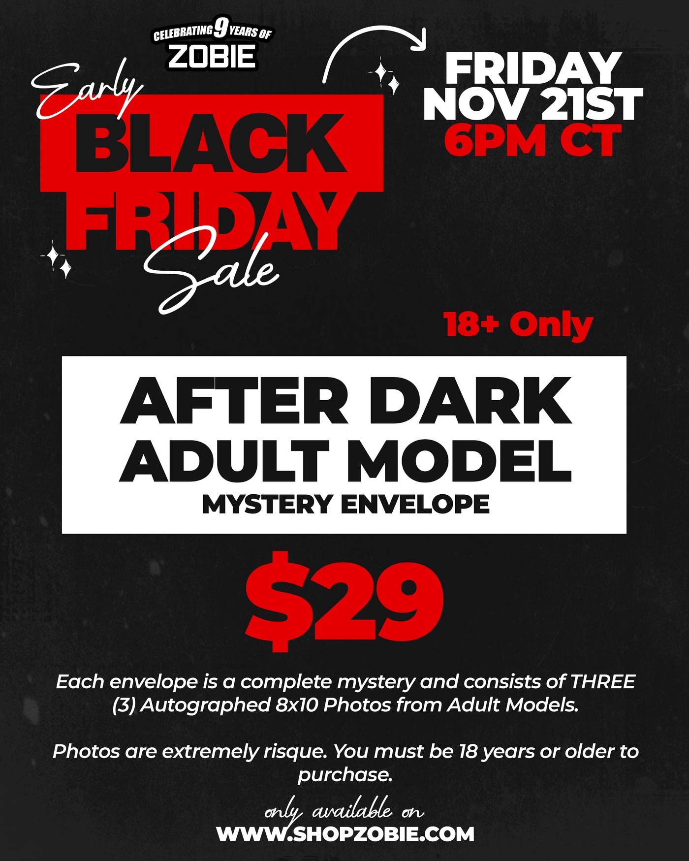 SPECIAL After Dark - Mystery Envelope - Black Friday 2025
