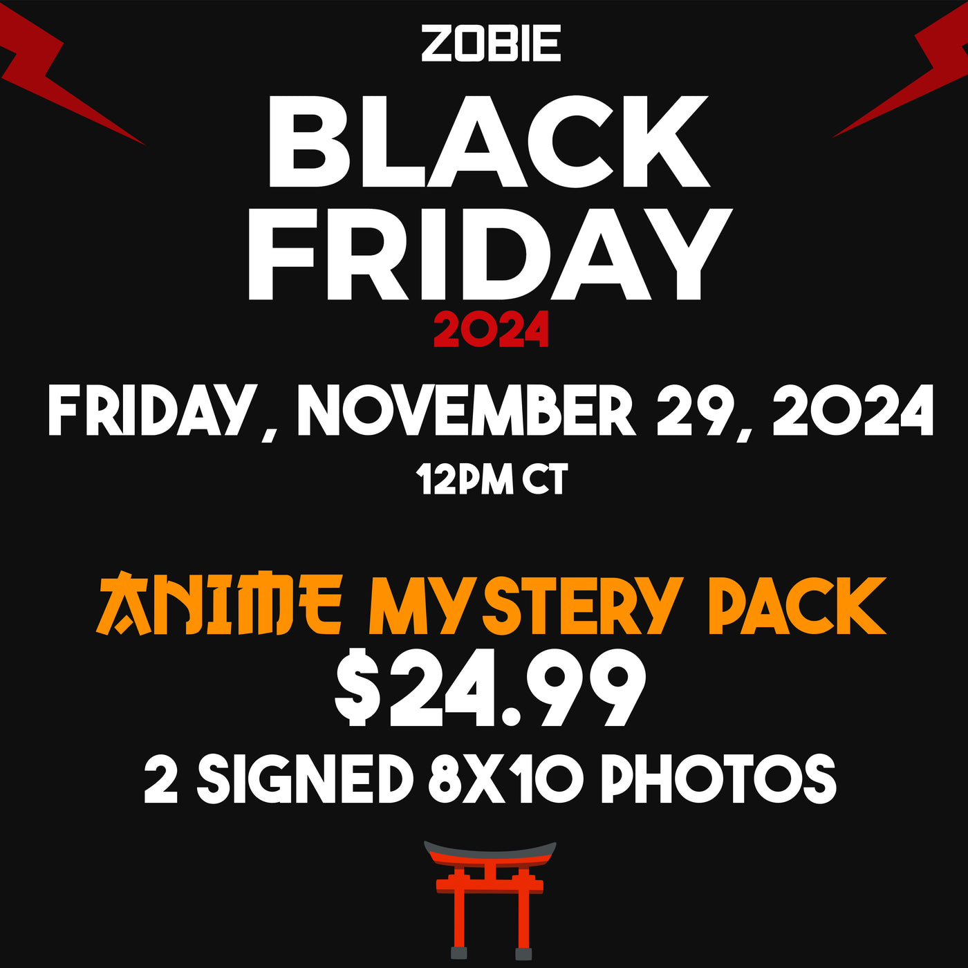 SPECIAL Anime Mystery Pack - Black Friday 2024