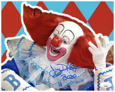 SPECIAL Bozo the Clown Mystery Signed 8x10 Photo with JSA COA