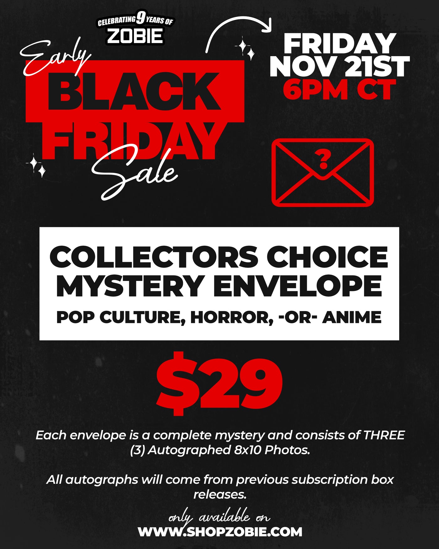 SPECIAL Collectors Choice - Mystery Envelope - Black Friday 2025