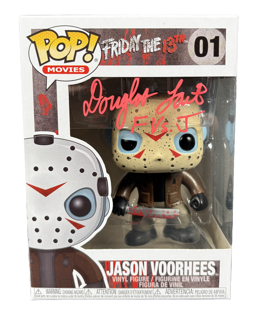 Douglas Tait Signed Funko Pop Friday the 13th Autographed Zobie