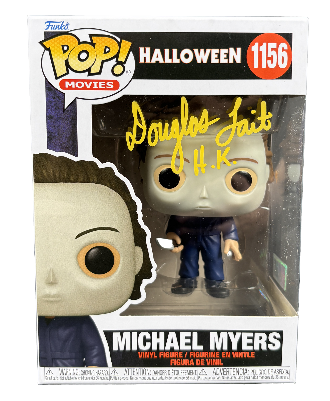 SPECIAL Douglas Tait Signed Funko Pop Halloween Michael Myers Autographed Zobie COA