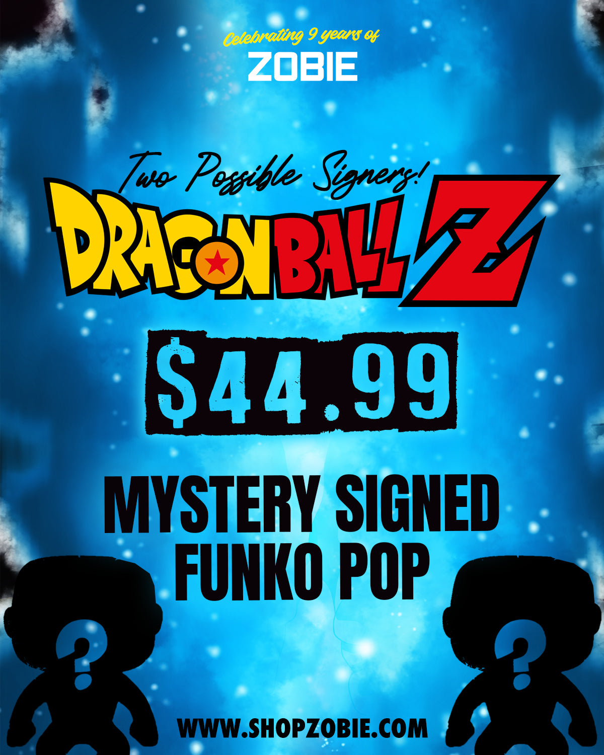 SPECIAL Dragon Ball Z Mystery Signed Funko Pop