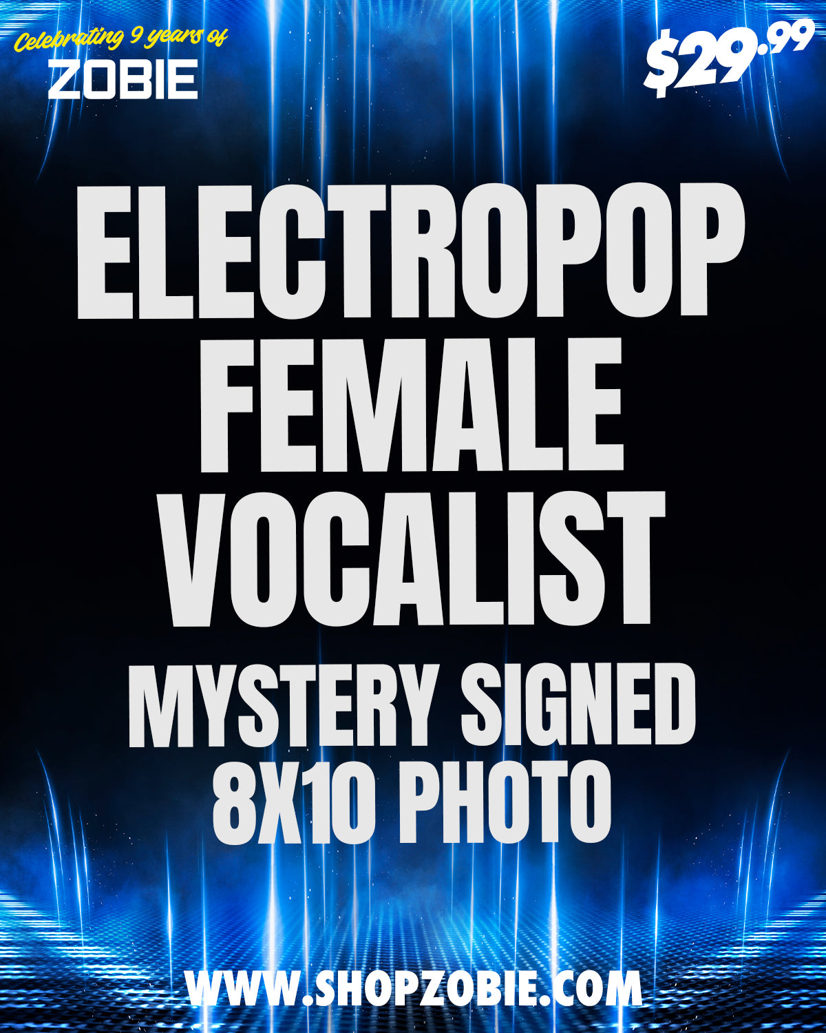 SPECIAL Electropop Female Vocalist Signed Mystery 8x10 Photo