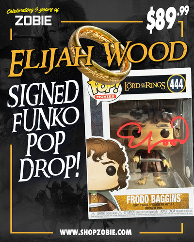 SPECIAL Elijah Wood Signed Frodo Baggins Funko Pop Drop