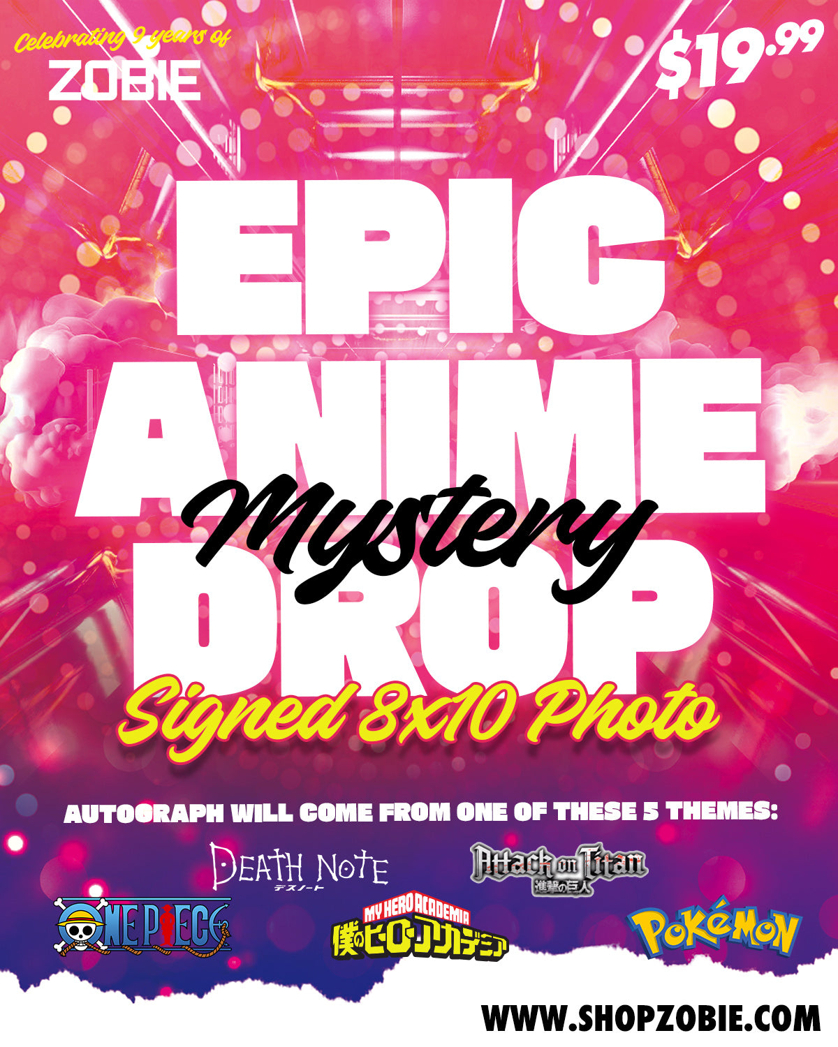 SPECIAL Epic Anime Drop Mystery Signed 8x10 Photo