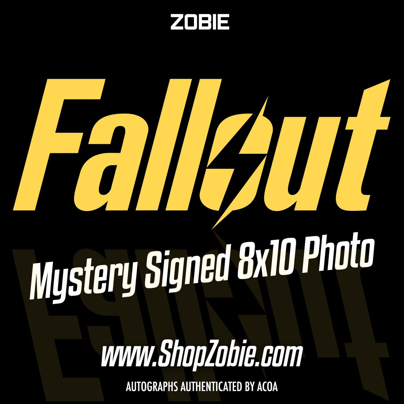 SPECIAL Fallout TV Series Signed Mystery 8x10 Photo