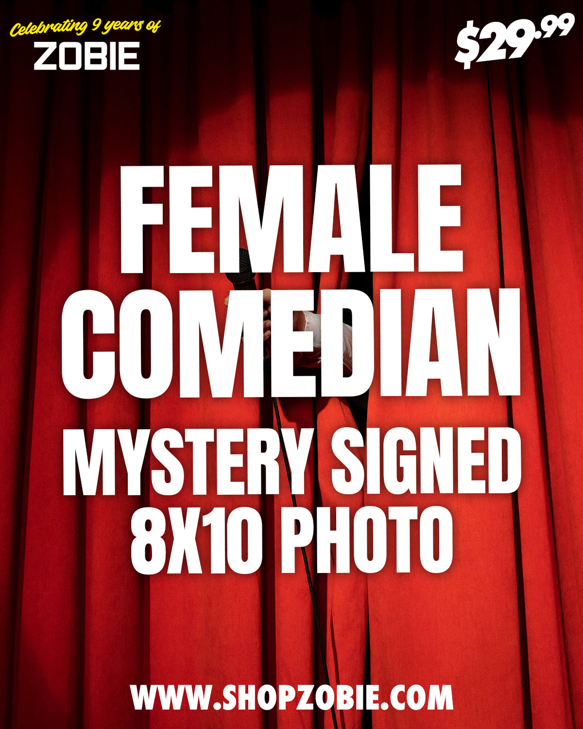 SPECIAL Female Comedian Signed Mystery 8x10 Photo