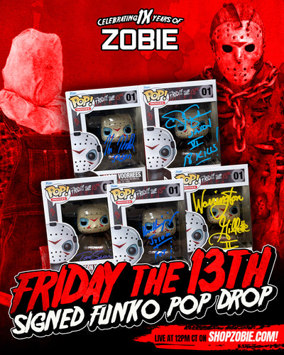 SPECIAL Friday the 13th Mystery Signed Funko Pop Drop (5 Possible Pulls)