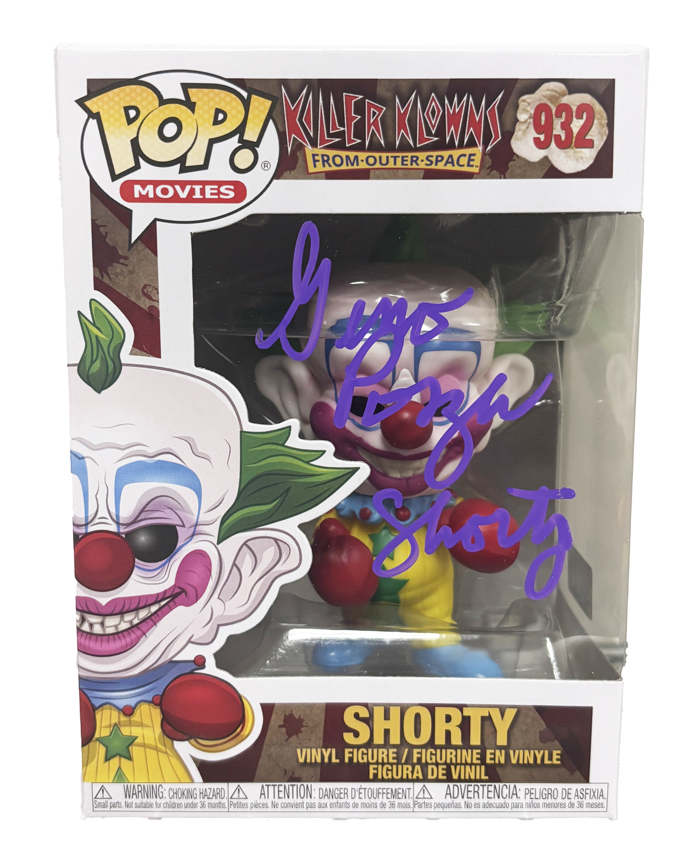 SPECIAL Geno Ponza Signed Killy Klowns Shorty Funko Pop Drop