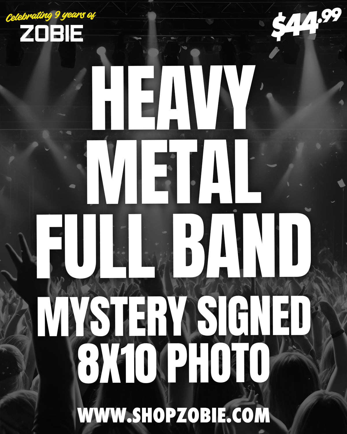 SPECIAL Heavy Metal Full Band Signed Mystery 8x10 Photo