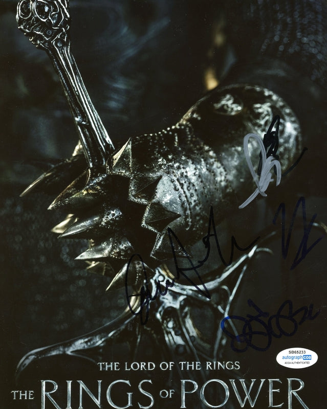Lord of the Rings: Rings of Power Cast Signed 8x10 Photo Autographed ACOA 233