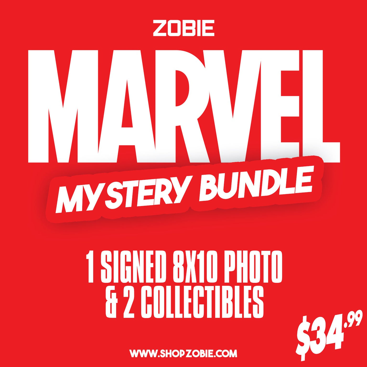 SPECIAL Marvel Mystery Bundle - 1 Autograph & 2 Collectibles in Every Box