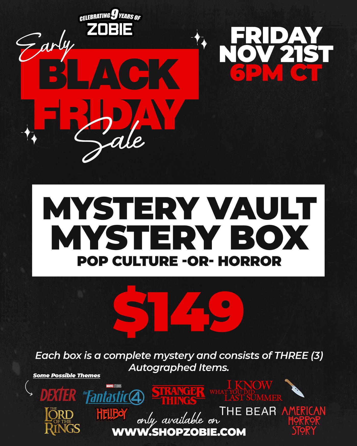 SPECIAL Mystery Vault - Mystery Box - Black Friday 2025