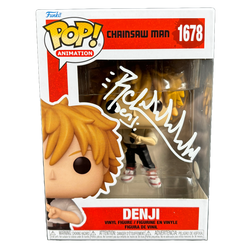 Image of Ryan Colt Levy Signed Chainsaw Man Denji Funko Pop Autographed JSA COA W